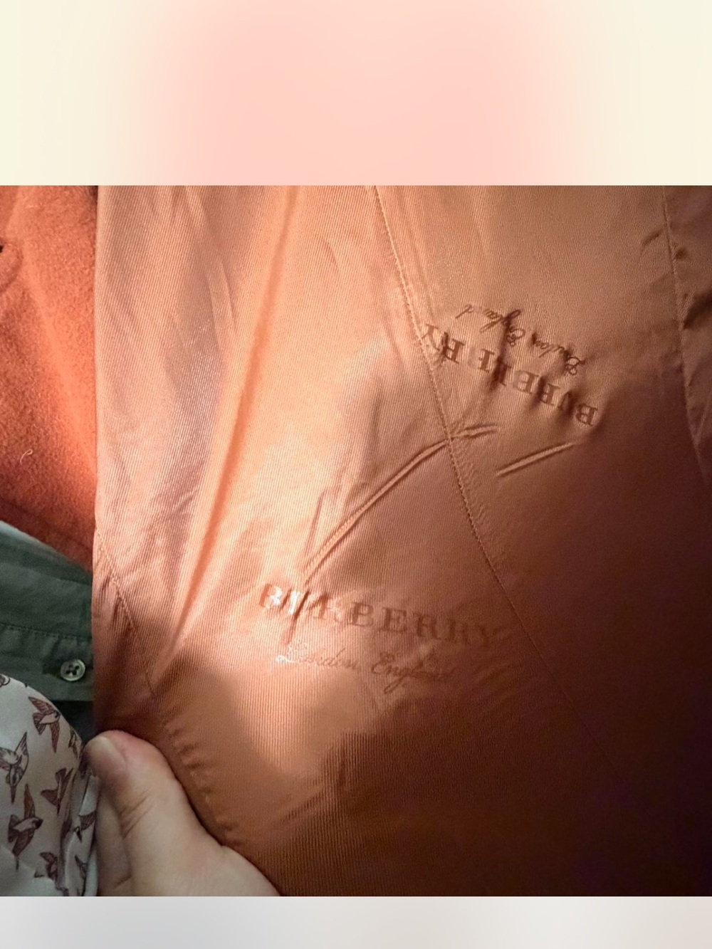 Burberry Women's Orange-Red/Ginger Trench Coat - Picture 4 of 11